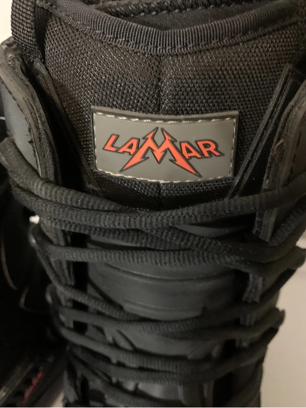 Lamar Men's Black Tactical Lace-Up Boots